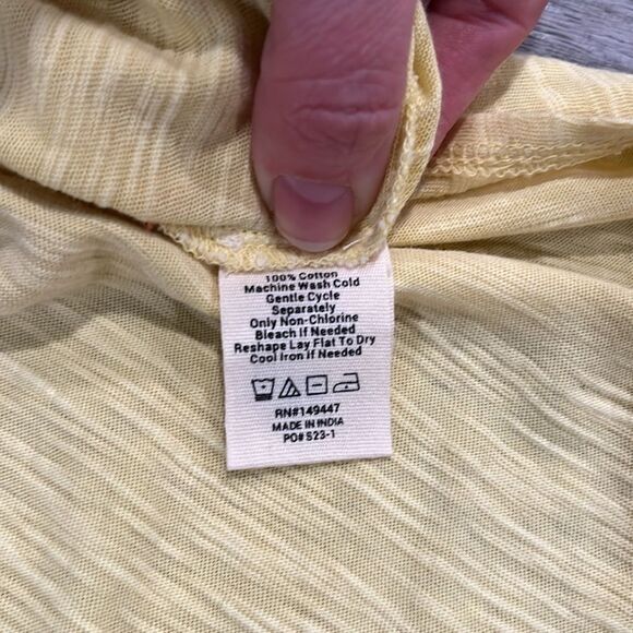 The Normal Brand Vintage Slub Tee Dress midi yellow - 100% cotton - XS/S - Picture 16 of 16